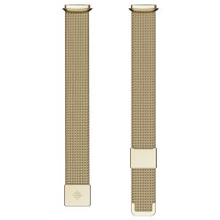 Fitbit Luxe, Metal Mesh Soft Gold (One Size)