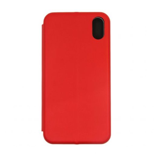 iPhone XR Fodral - Kortfack och Stativ - Röd