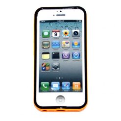mobilsal iphone 5 orange svart