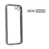 iPhone 7/8/SE(2020/2022) Skal med Kameraskydd - Silver/Transparent