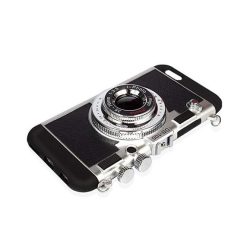 mobilskal silikon iphone 7 8 plus kamera motiv svart
