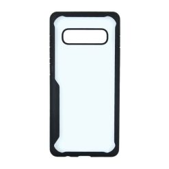 Mobilskal Stöttåligt Samsung Galaxy S10 Plus - Svart/Transparent