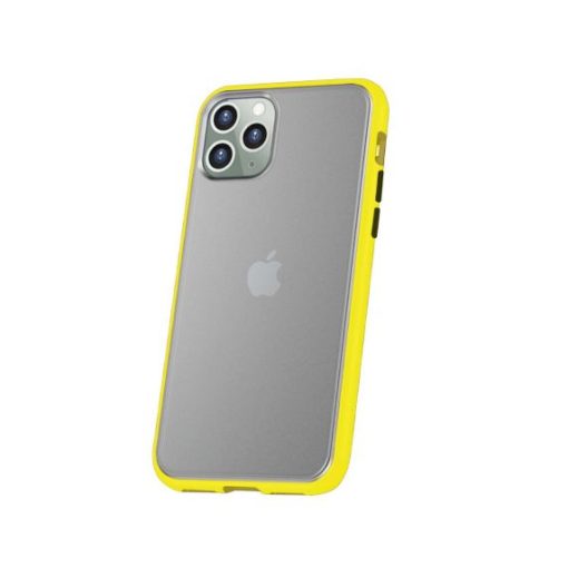 mobilskal tpu iphone 11 pro gul transparent 4