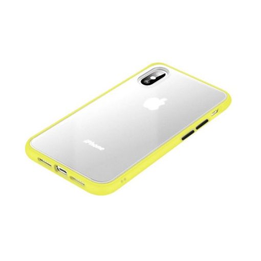 mobilskal tpu iphone xr gul transparent 5