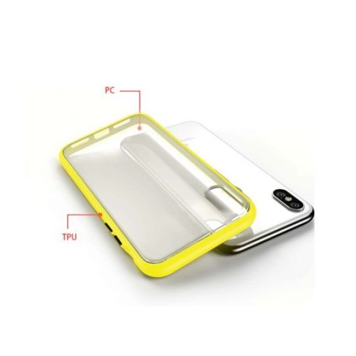 mobilskal tpu iphone xr gul transparent 7