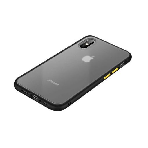 iPhone XR Shockproof TPU Skal - Svart/Gul