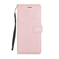 Samsung Galaxy A51 Plånboksfodral - Stativ och Snöre - Rosa