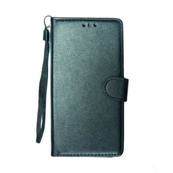 Samsung Galaxy A9 2018 Läder Plånboksfodral Flip Stand - Svart