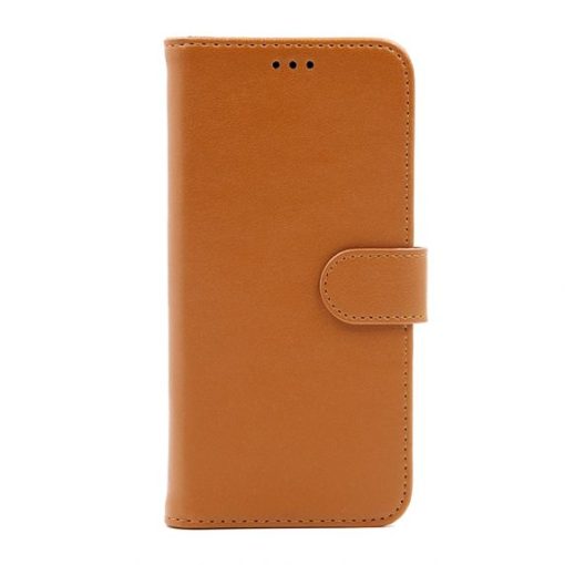 Samsung Galaxy S8 Läder Plånboksfodral Flip Stand - Brun