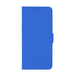 Samsung Galaxy XCover Pro Läder Plånboksfodral med Ställ - Blå