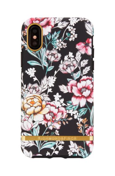 iPhone X/XS Richmond & Finch Skal - Black Floral