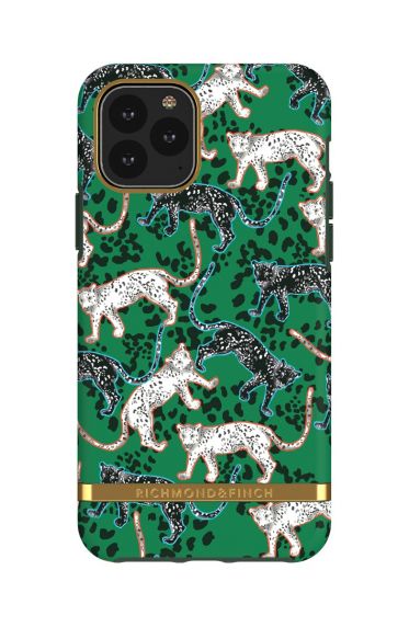 iPhone 11 Pro Max Richmond & Finch Skal - Green Leopard
