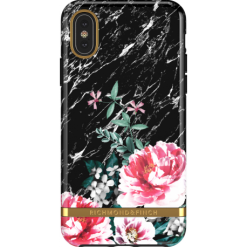 iPhone X/XS Richmond & Finch Skal - Black Marble Floral