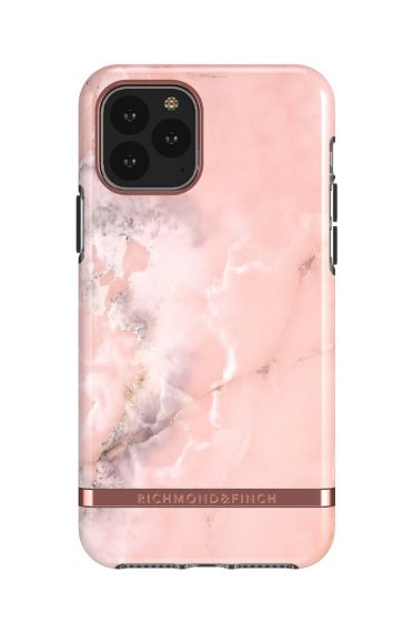 Richmond & Finch iPhone 11 Pro Mobilskal - Rosa Marmor