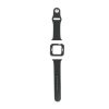 Apple Watch 1/2/3 38mm Armband i Silikon - Mörkgrå