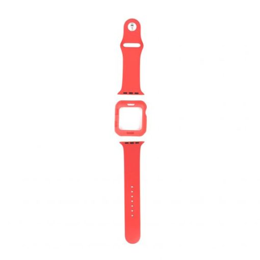 skal med armband silikon apple watch 1 2 3 42mm rod 1