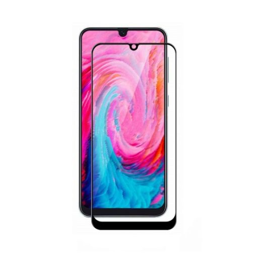 Skärmskydd till Samsung Galaxy A70 - 3D Härdat Glas Svart (miljö)