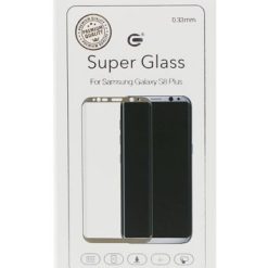 Skärmskydd Samsung Galaxy S8 Plus - Japanskt Härdat Glas - Guld