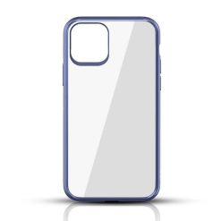iPhone 11 Pro Max Shockproof TPU Skal - Mörk Blå/Transparent