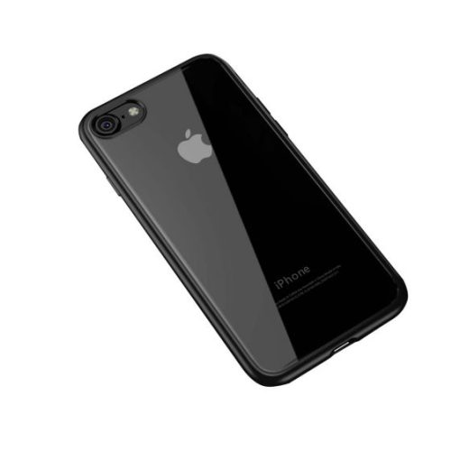 stottaligt mobilskal iphone 7 8 se 2020 2022 svart transparent 7