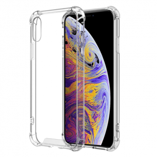 iPhone XS Max Shockproof Skal i TPU - Transparent