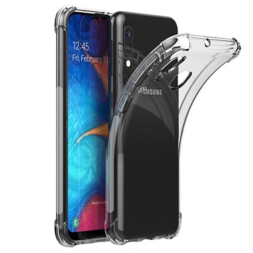 stottaligt mobilskal samsung a20e transparent 1