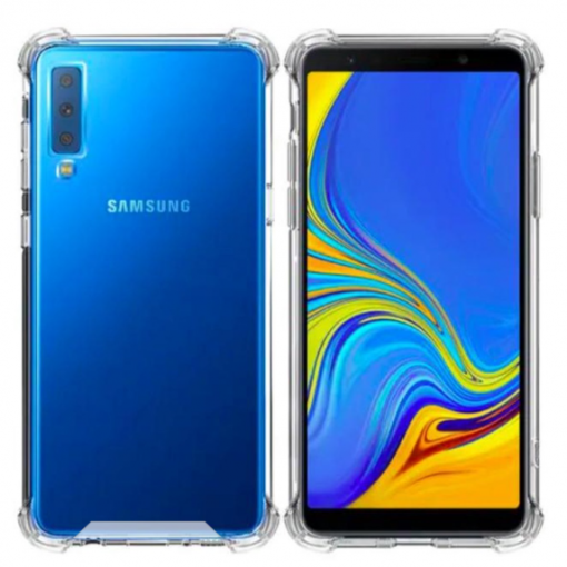 stottaligt mobilskal samsung a7 2018 transparent 1