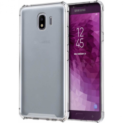 Samsung Galaxy J4 Shockproof TPU Skal - Transparent