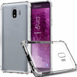 TPU Skal till Samsung Galaxy J4 - Transparent