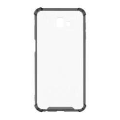 Samsung Galaxy J6 Plus TPU Skal - Bra Skydd - Transparent/Svart