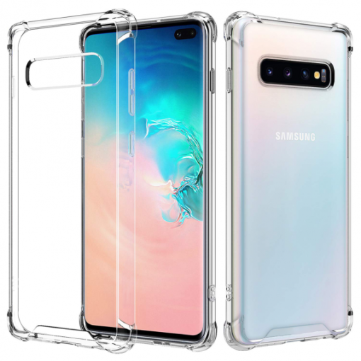 Stöttåligt Skal Samsung Galaxy S10 Plus - Transparent