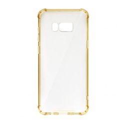 Samsung Galaxy S8 Plus TPU Skal - Bra Skydd - Transparent/Guld