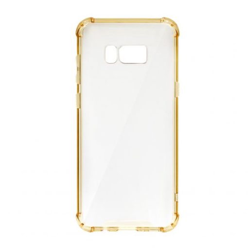 Samsung Galaxy S8 Plus TPU Skal - Bra Skydd - Transparent/Guld