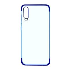 Skal till Samsung Galaxy A70 - Bra Skydd - Transparent/Blå