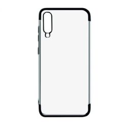 Skal till Samsung Galaxy A70 - Bra Skydd - Transparent/Svart