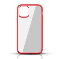 iPhone 11 Pro Shockproof Mobilskal - Transparent/Röd