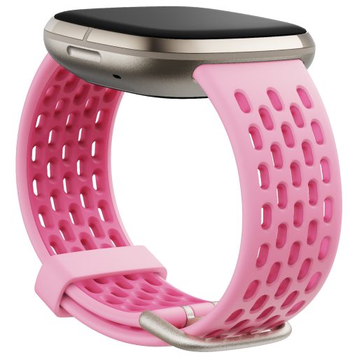 versa 3 sense sport band blush desert bloom l 1