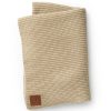 Elodie Details Wool Knitted Blanket - Pure Khaki