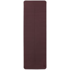 yoga mat position 4mm mahagony red beige 1