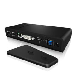 RaidSonic ICY BOX IB-DK2241AC Dockingstation - USB - DVI, HDMI - GigE