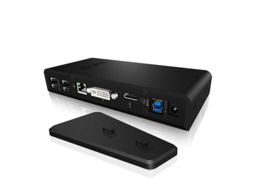 RaidSonic ICY BOX IB-DK2241AC Dockingstation - USB - DVI, HDMI - GigE
