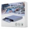 Gembird Extern DVD USB 02 DVD brannare Silver