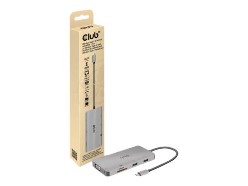 club 3d usb gen1 type c 9 in 1 hub dockingstation 5