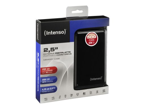 intenso harddisk memory case 500gb 25 usb 30 5400rpm 1