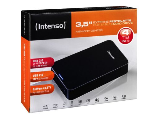 intenso harddisk memory center 4tb 35 usb 30 5400rpm 3