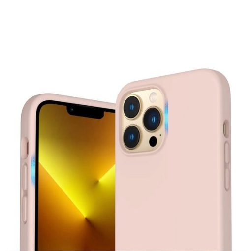 iphone 12 12 pro skal silikon sand rosa rvelon 2