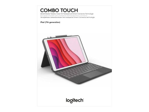 logitech combo touch tastatur og folio kasse 5 niveau kabling pan nordic 3