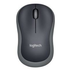 Logitech M185 trådlös mus Grå – Sedd uppifrån