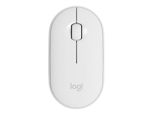 logitech pebble m350 optisk tradlos hvid 1