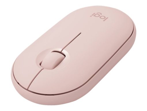 logitech pebble m350 optisk tradlos pink 1